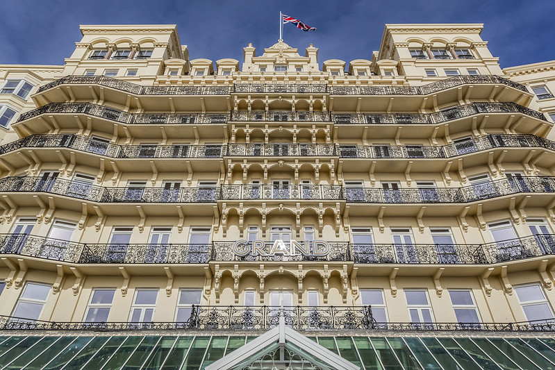 The Grand hotel Brighton, pic by Geoffrey Arrowsmith