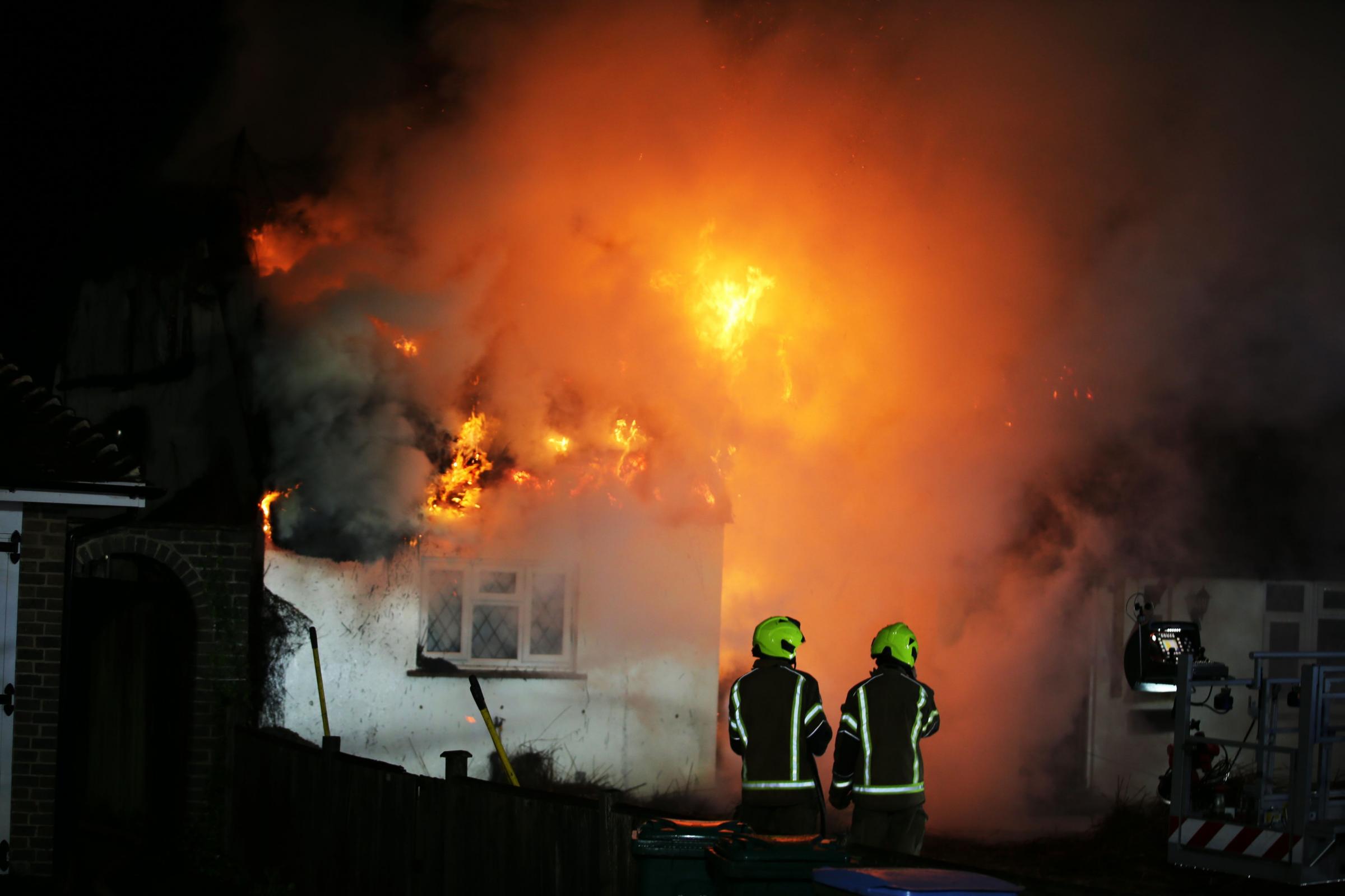 Firefighters called to thatched roof fire in Felpham