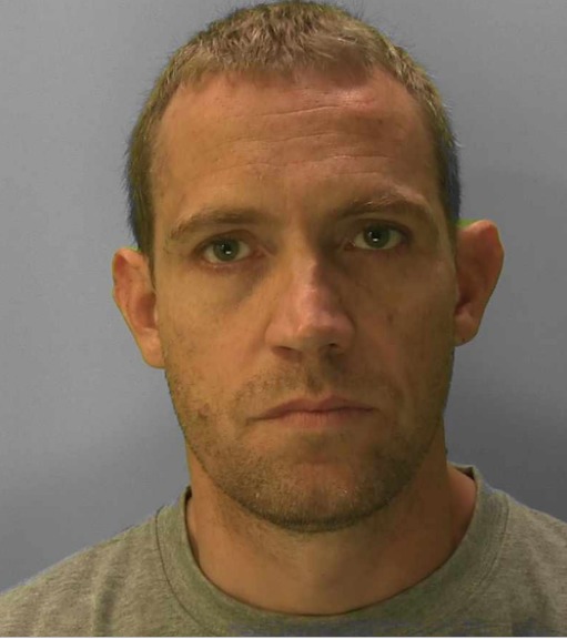 Paul Cunningham has been jailed for stabbing a police officer in Eastbourne