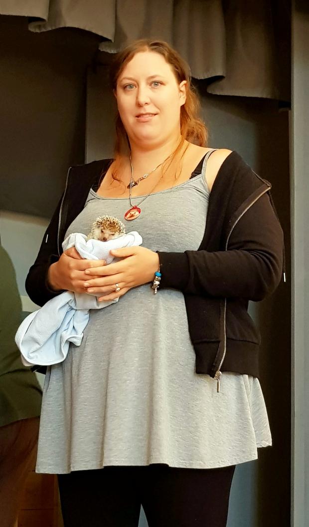 The Argus: Michelle Stevens before weight loss as a result of a stomach condition during pregnancy with son Ollie 