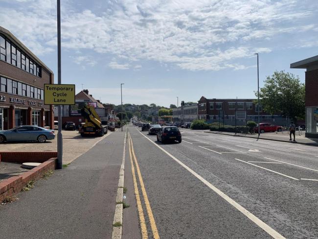 The temporary cycle lane on Old Shoreham Road is now set to be scrapped after a vote by Brighton and Hove City Council