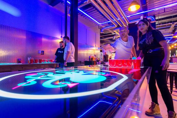 The Argus: Boom: Battle Bar in The Beacon in Eastbourne features a range of activities including beer pong 