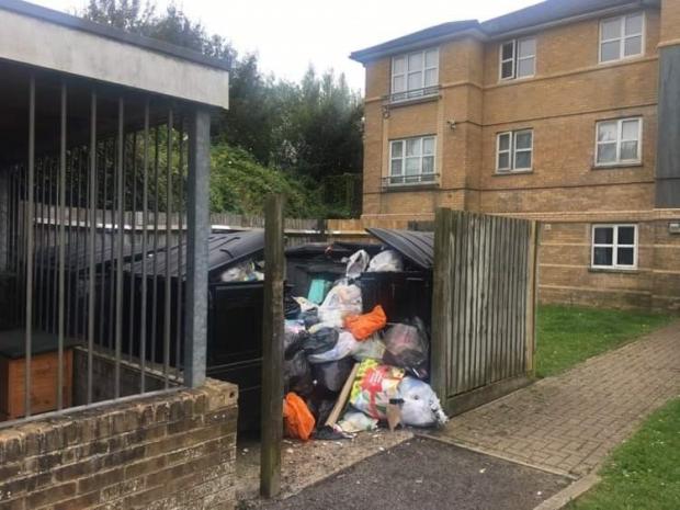 The Argus: Framroze Court had been without bin collections for three weeks.