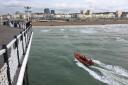 Lifeboats around Brighton Palace Pier