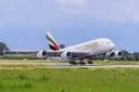 An Emirates A380 was forced to make an emergency landing at Gatwick Airport