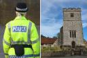 The Church of St Mary the Virgin in Ringmer has been vandalised
