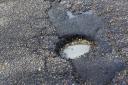 Damage - a pothole