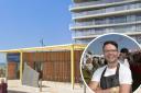 Bayside Social is closing in mid-April. Inset, Kenny Tutt who won Masterchef
