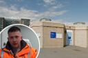 Hove's Kings Esplanade toilets are set to be reopened. Sam Kay, inset, is one of the council's toilet cleansing operatives.