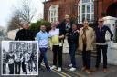 A group of Albion fans have recreated a picture from their younger days during Brighton's historic 1983 FA Cup run