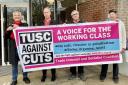 Dave Hill, left, and other TUSC candidates standing in Brighton and Hove