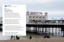 Brighton Palace Pier has defended its dog-free policy after a Trip Advisor reviewer sent a poem in protest
