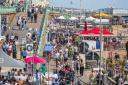 Crowds flocked to Brighton beach to make the most of the hottest day of the year so far