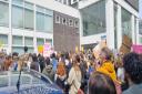 Students and staff have voted no confidence in the University of Brighton vice chancellor