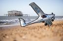 The plane will be flying near the West Pier