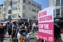 Academic staff have protested against the planned redundancies for several weeks