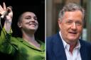 Piers Morgan, right, has paid tribute to Sinéad O'Connor, left, following her death at 56