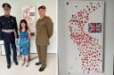 Kirsty Chapman unveiling Path to Peace at the Chavasse clinic in Brighton