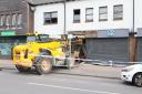 A JCB was rammed into a Co-op store in Barnham
