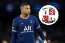 French football star Kylian Mbappe was 'rumoured' to be considering a move to Crawley Town