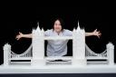 Michelle Wibowo has recreated the Tower of London from 25kg of sugar