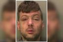 Andrew Lewis has been jailed for shoplifting and burglary