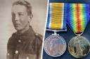 Replica medals were presented to the family of Private James Levett in Arlington, East Sussex