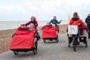 Six charities in Sussex have been given the King's award for voluntary service. Pictured is Pedal People, a group of cyclists who help people with dementia get out and about
