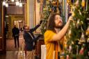 Christmas decorations have been put up across the Royal Pavilion for the festive season