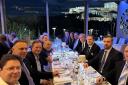 Albion and AEK directors dine with a view ahead of the big game