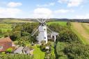 The windmill has panoramic views of the Downs