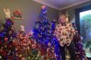 Geoff Stonebanks, from Seaford, has thousands of Christmas decorations which he puts up every year