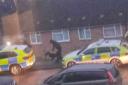 Armed police were called to the scene of an incident in Hastings