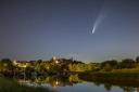 Comet Neowise spotted over Arundel Castle