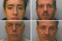 Emma Giles, Mark Giles Jnr, Mark Giles Snr and Sam Millis have been jailed for paying to have a man murdered