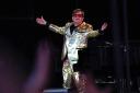 Sir Elton John performing at the Glastonbury Festival in 2023
