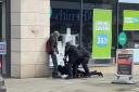 Police have arrested a man in London Road, Brighton, this afternoon