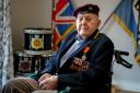 D-Day Veteran Peter Belcher at Broughton House in Salford (Peter Byrne/PA)