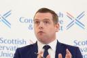 Scottish Conservative leader Douglas Ross will set out his plans to reduce bus travel in Scotland. (Andrew Milligan/PA)