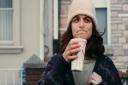 Jenny Slate takes a sip in Obvious Child