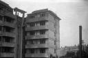 Flats that were bombed during the Second World War