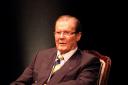 Roger Moore at the Theatre Royal.  Picture: Ian Perry