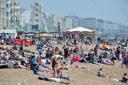 A busy Brighton beach