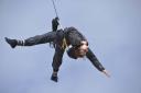 The high flying show Clairière Urbaine wowed residents in Brighton Picture: Terry Applin