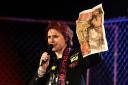 Nicky Wire of Manic Street Preachers on stage during the NME Awards 2008.  Picture: Yui Mok/PA Wire