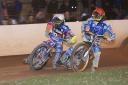 Richard Lawson gets inside Rory Schlein. All pictures by Mike Hinves