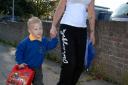 First day of school for Hove boy who doctors said would never survive