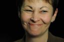 VICTORY: Caroline Lucas just after the result was announced at the Brighton Centre