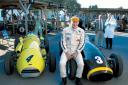 Dr Michael “Spike” Milligan with classic racing cars
