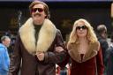Will Ferrell and Christina Applegate grin and bear it in Anchorman 2...